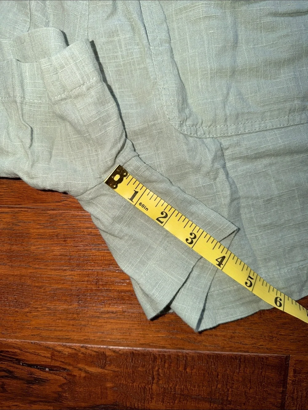 Able Clothing Jordan Easy Short 3.5 inseam, small, Desert Sage green